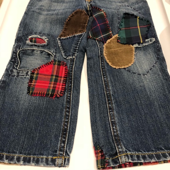 polo ralph lauren patchwork jeans